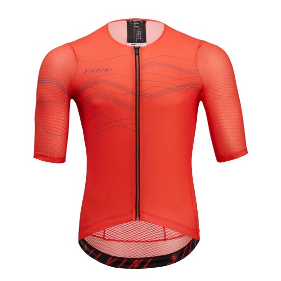 Pánský dres Silvini Legno ruby-charcoal