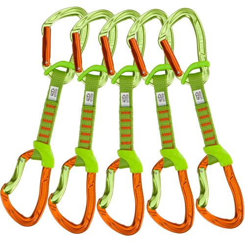 Expreska Climbing Technology Nimble Evo set NY 12 cm (5 kusů) orange/green