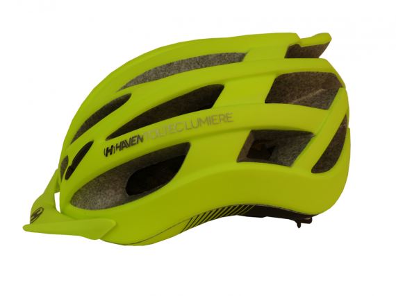 Cyklistická helma Haven Toltec Lumiere zelená/černá