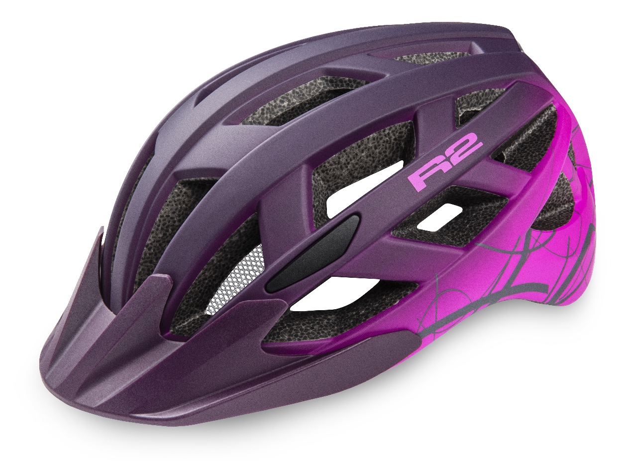 Cyklistická helma Lumen ATHV18N fialová M
