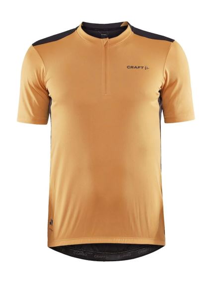 Přední pohled na cyklodres CRAFT CORE Offroad oranžová.