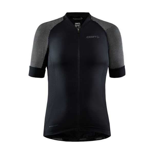 Dámský cyklistický dres s krátkým rukávem CRAFT ADV Endur Lumen černá XL