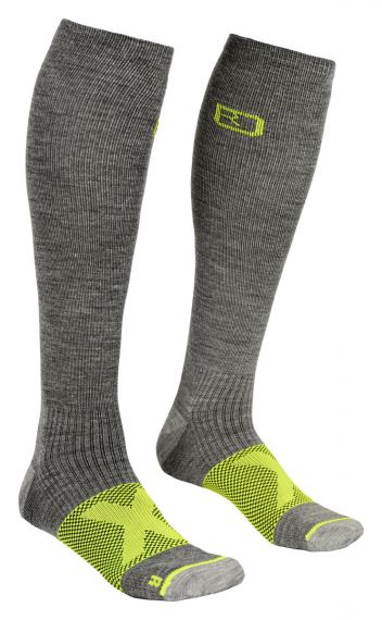 Pánské funkční kompresí ponožky Ortovox Tour Compression Socks grey blend