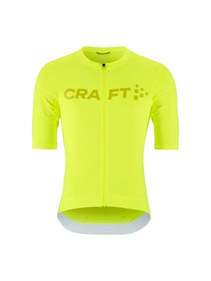 Pánský cyklistický dres Craft Endur Logo žlutá