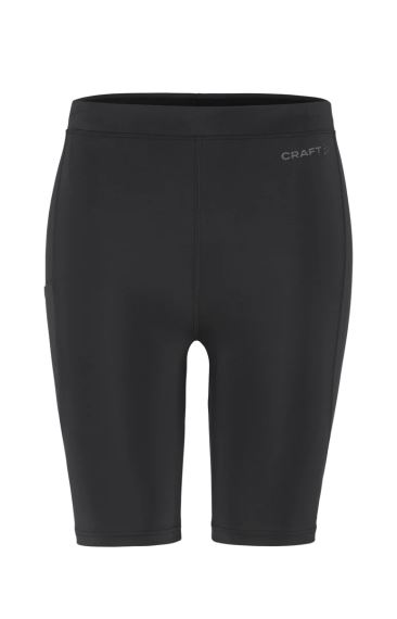 Čelní pohled na pánské kraťasy Craft ADV Essence Short Tights 2 černá.