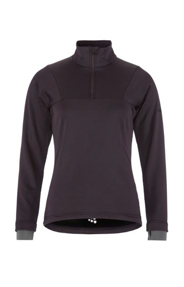 Přední pohled na fialový polorolák Craft CORE Gain Thermal.