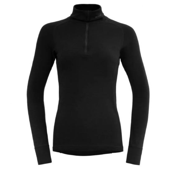 Dámské tričko Devold Duo Active se zipem black