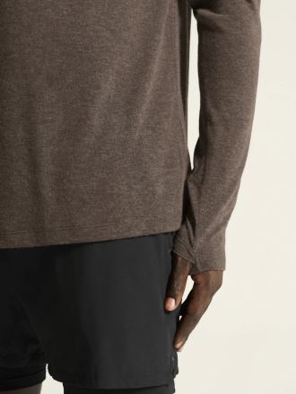 Pánské triko Craft ADV SubZ Wool LS 3 hnědá (7)
