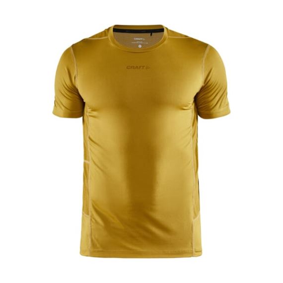 Pánské funkční tričko s krátkým rukávem CRAFT ADV Essence SS žlutá