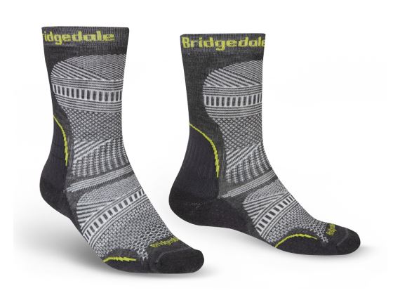 Pánské ponožky Bridgedale Hike UL T2 CP Boot graphite/841