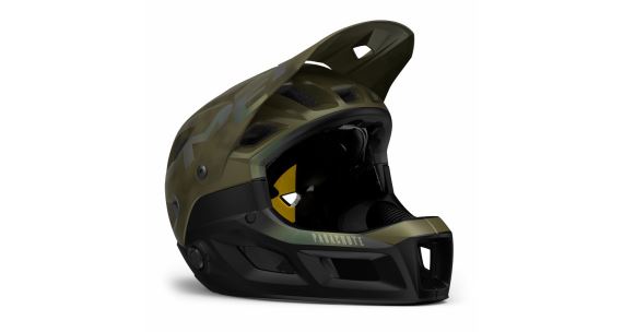 MTB full-face helma MET Parachute MCR MIPS kiwi iridescent matná