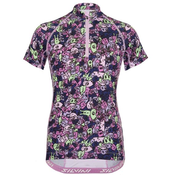 Dětský dres Silvini CD1434 Scrivia blush-green