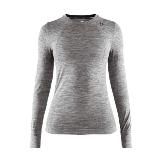 Dámské funkční tričko s dlouhým rukávem CRAFT Fuseknit Comfort LS světle šedá