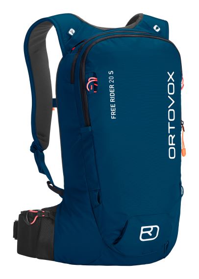 Lyžařský batoh ORTOVOX Free Rider 20L S PetroL blue