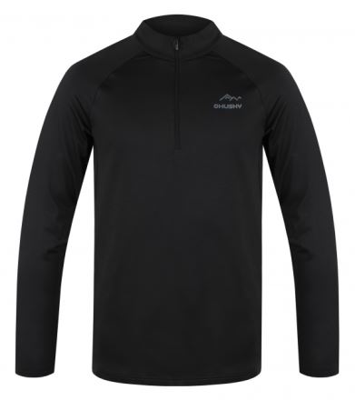 Pánské funkční triko Husky TROMI ZIP M black, velikost (2)