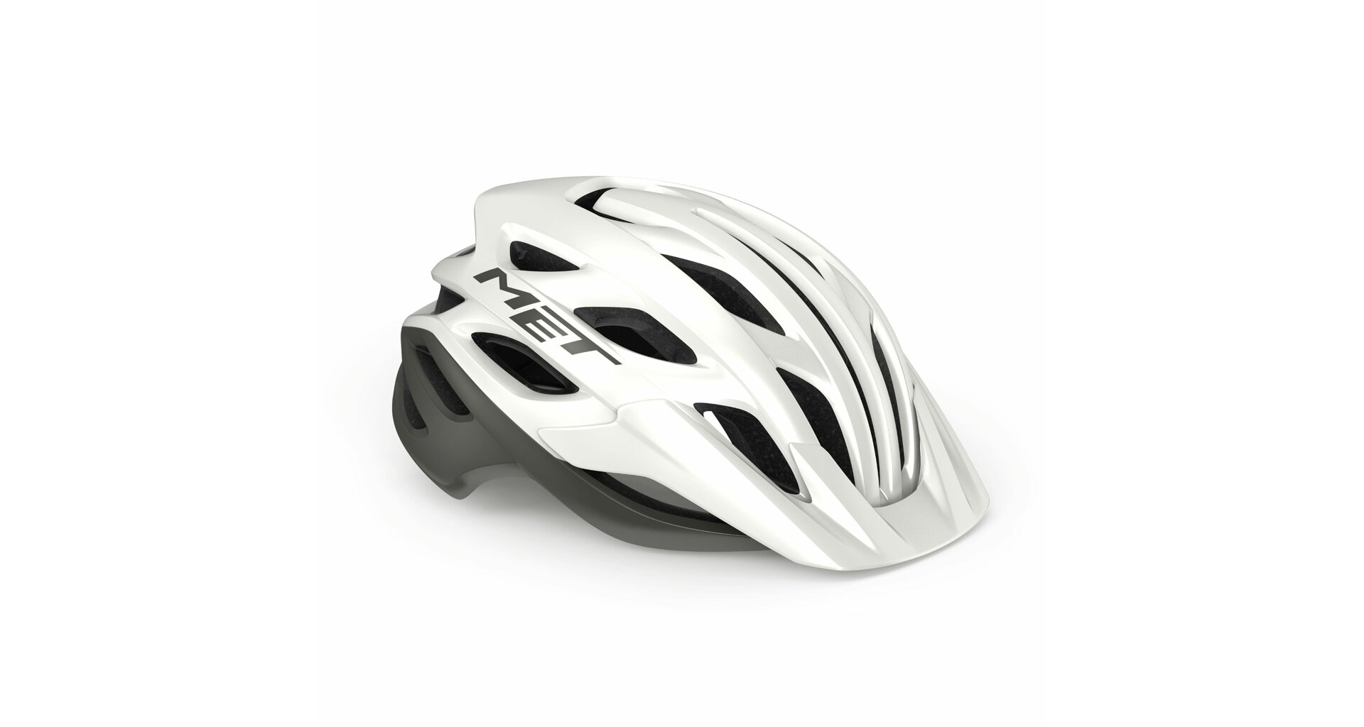 Cyklistická MTB helma MET Veleno bílá šedá matná M(56-58)