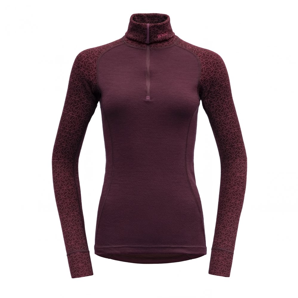 Dámské venkovní tričko Devold Duo Active Merino 210 C.Neck Woman Port L