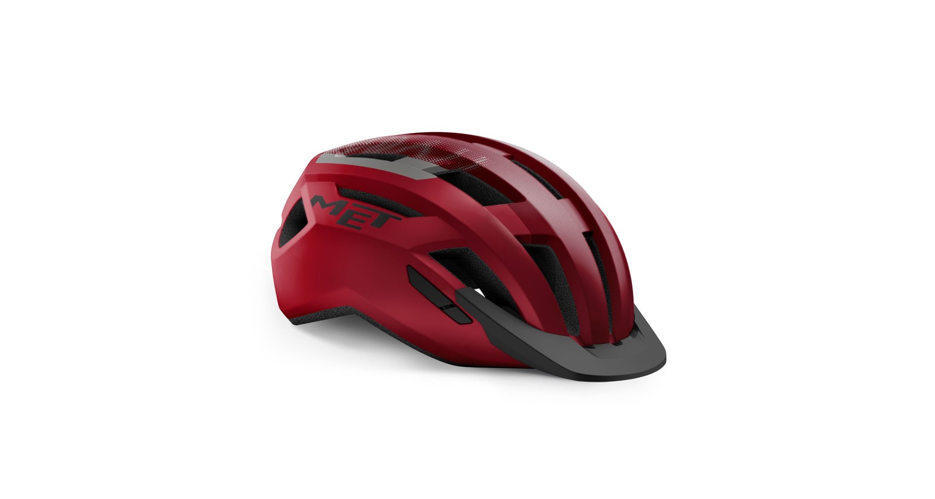 Univerzální helma MET Allroad červená/černá matná S(52-56)