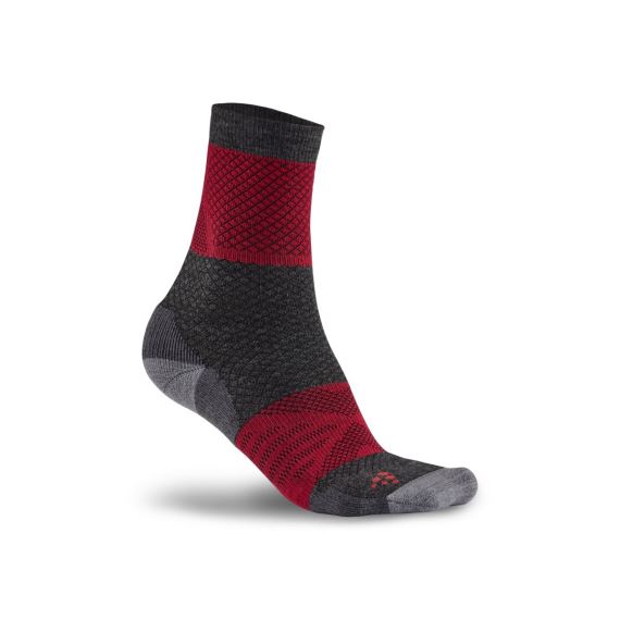 Vyšší teplé ponožky CRAFT XC Warm černá/červená