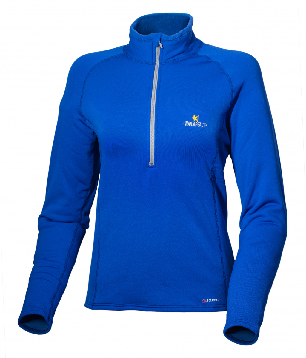 Dámský pulover Warmpeace Fram Lady Powerstretch royal blue L