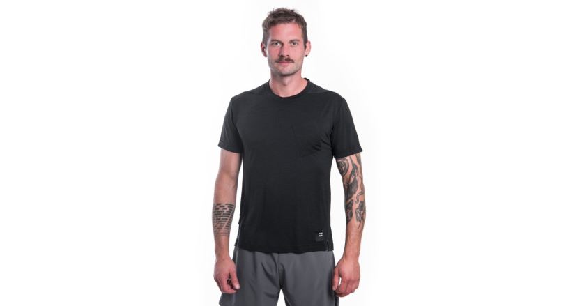 Pánské funkční triko Sensor Merino Air Traveller Černá (2)