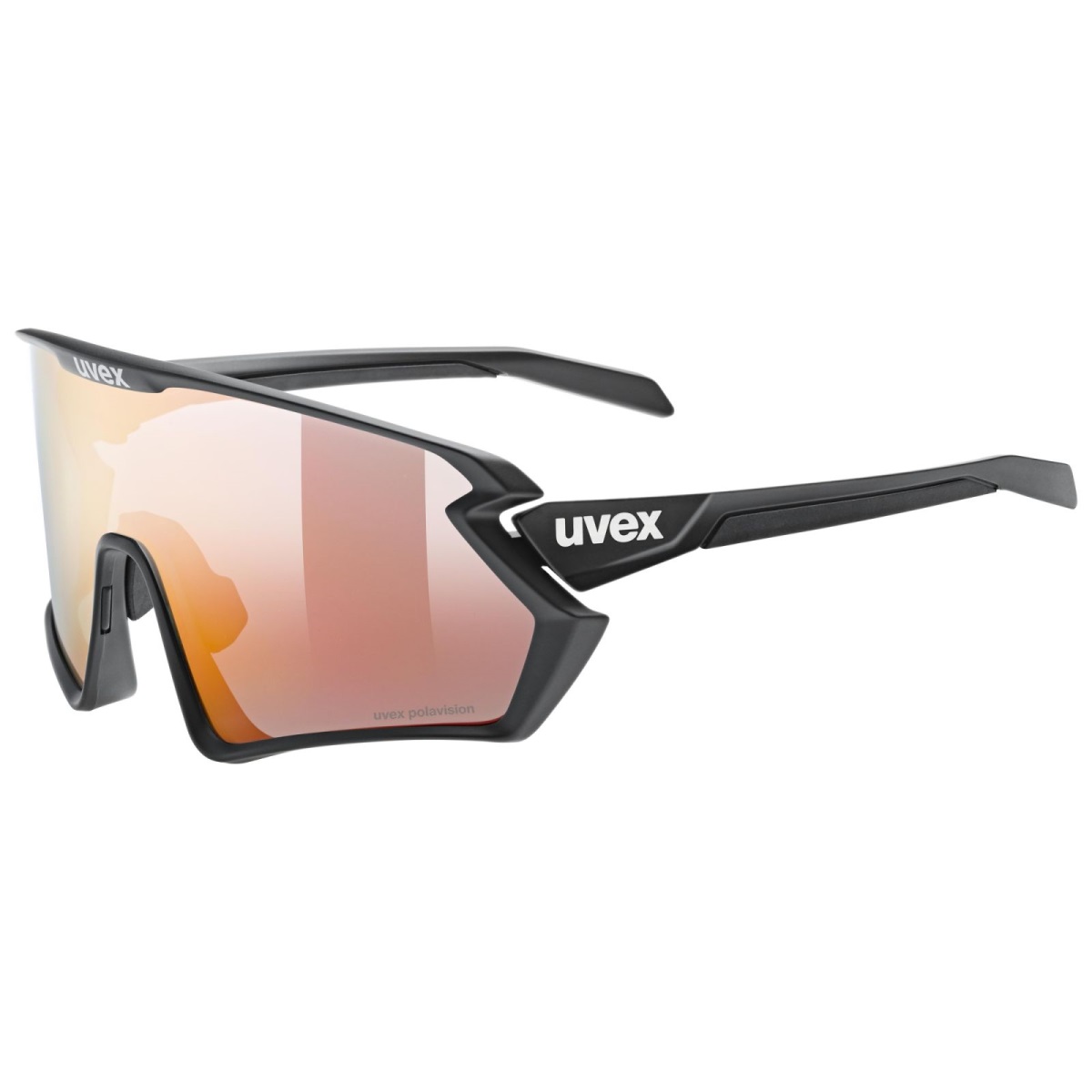 Sportovní brýle Uvex Sportstyle 231 2.0 P Black mat/Mir. red
