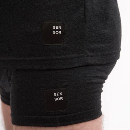 Pánské triko kr.rukáv Sensor MERINO CORDURA černá (3)