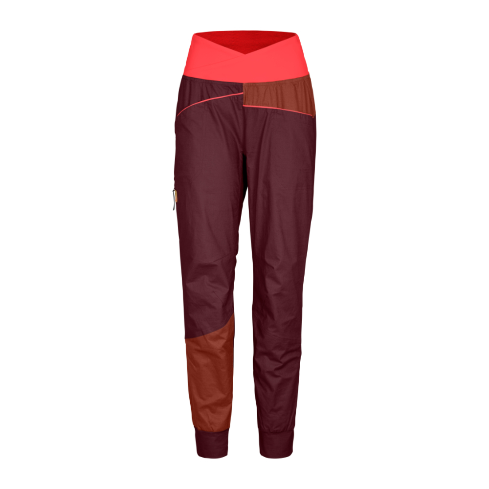 Dámské lezecké kalhoty Ortovox Valbon Pants W winetasting M