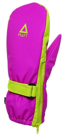Dětské rukavice MATT 3245 Open Side Kid Mitten Pink