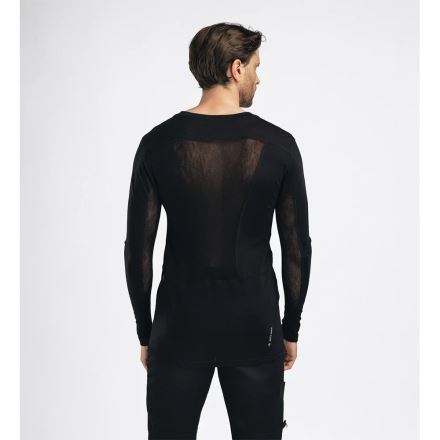 Pánské termotriko Aclima LightWool Sports Shirt jet black (3)