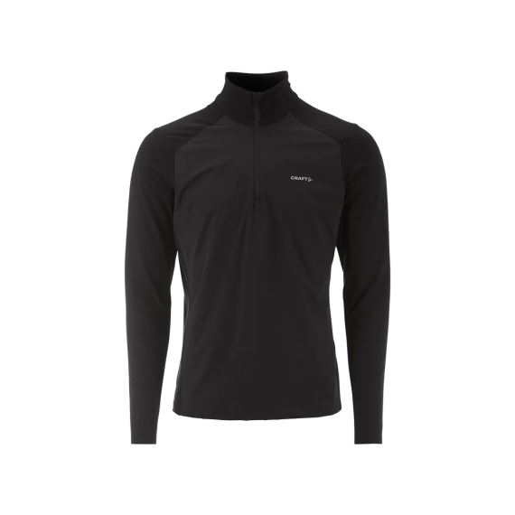 Pánské triko Craft Wool Wind HZ LS black