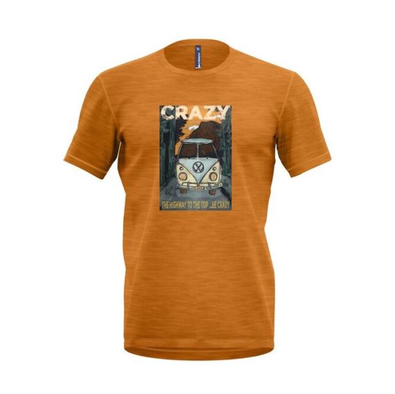 Pánské tričko Crazy Gulliver Man T-Shirt Mustard