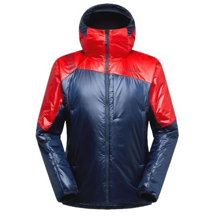 Pánská bunda La Sportiva Alpine Guide Primaloft Hoody night sky/mountain red