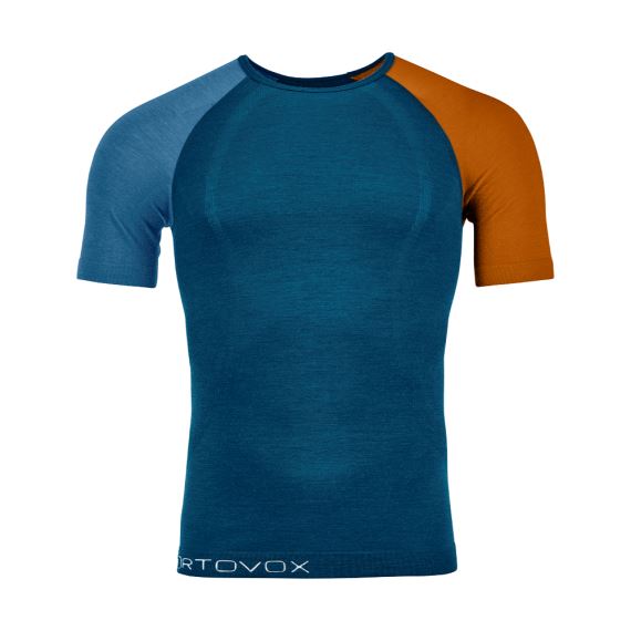 Pánské funkční triko Ortovox 120 Competition Light Short Sleeve Petrol blue