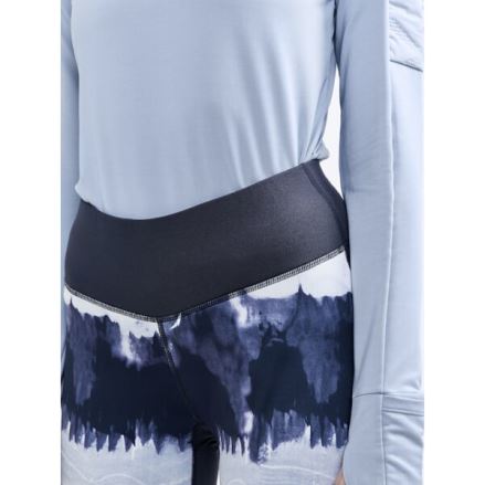 Dámské zateplené kalhoty CRAFT ADV SubZ Wind Tights 2 tmavě modrá (5)