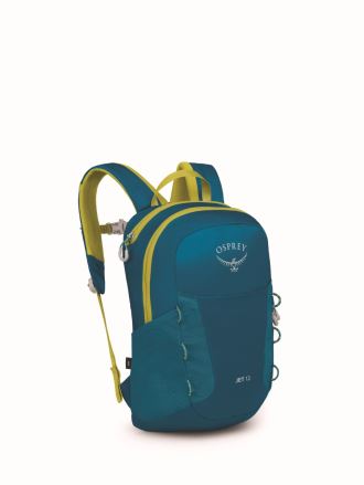 Dětský batoh Osprey Jet 12L blue spikemoss/lemongrass