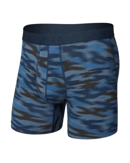 Pánské boxerky SAXX DropTemp Cooling Cotton Boxer Brief swift camo-dark ink