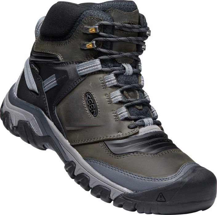 Pánské trekové boty KEEN Ridge Flex Mid WP Men magnet/black 10,5 UK