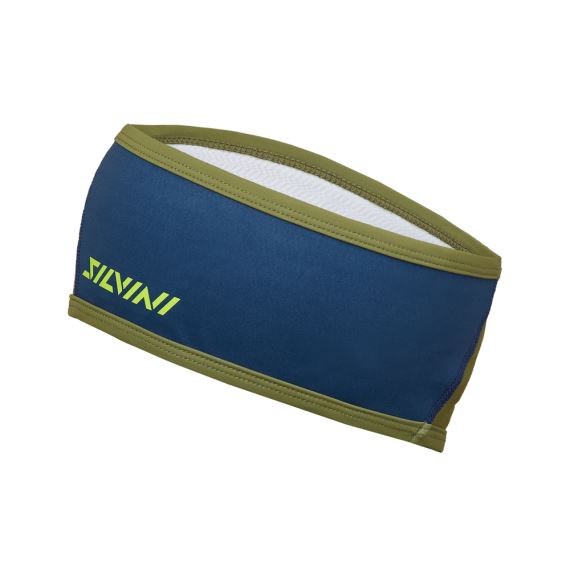 Zateplená čelenka Silvni olive-navy