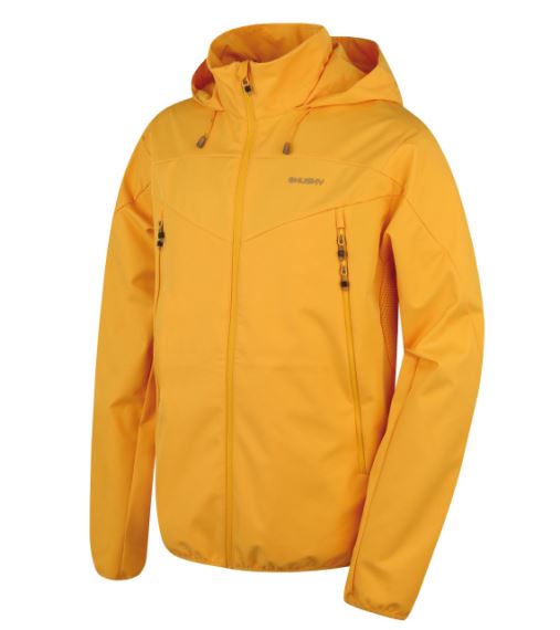 Pánská bunda Husky softshell Sonny M yellow