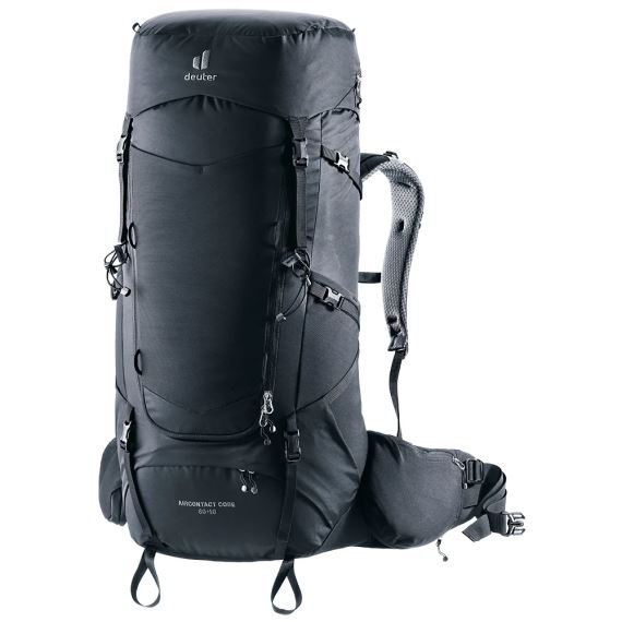 Turistický batoh Deuter Aircontact Core 60+10 black