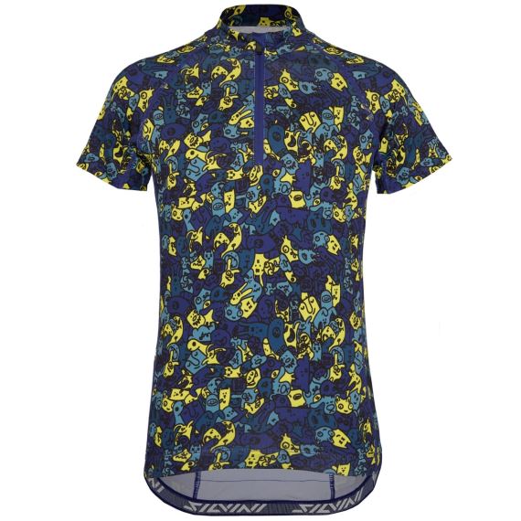 Dětský dres Silvini CD1434 Scrivia blue-neon