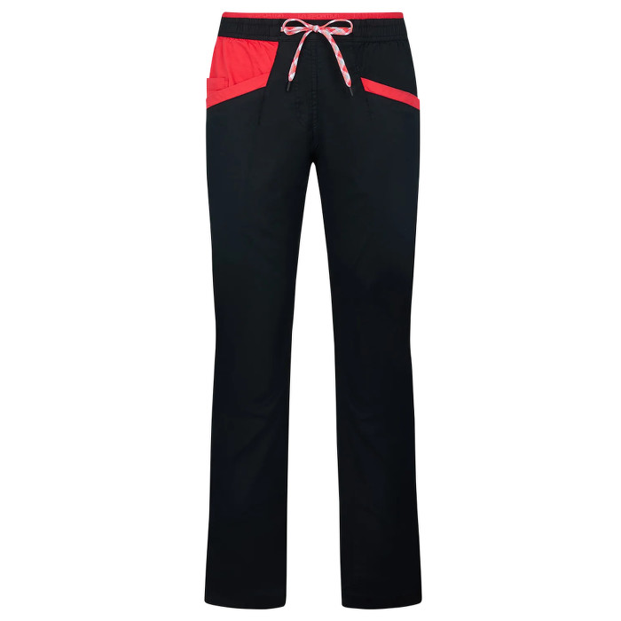 Dámské outdoorové kalhoty La Sportiva Temple Pant black/hibiscus L