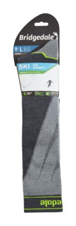Pánské ponožky Bridgedale Ski Midweight+ gunmetal/stone/038 (2)