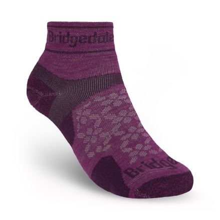 Dámské ponožky Bridgedale Trail Run Ultralight Zero Merino Sport Low Purple