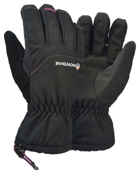 Dámské horské nepromokavé rukavice Montane Fem Tundra black