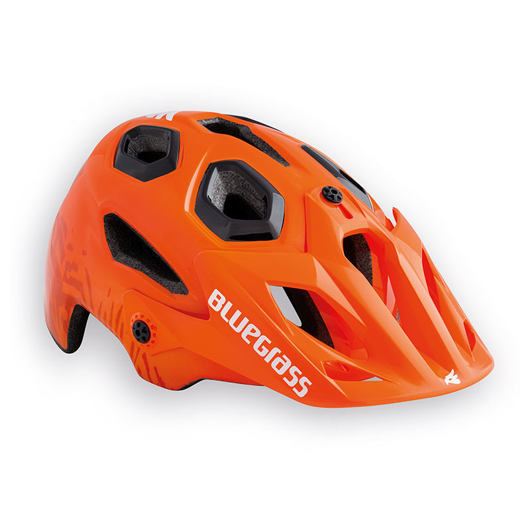 Cyklistická helma Bluegrass Golden Eyes oranžová