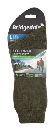Ponožky Bridgedale Explorer Heavyweight Merino Performance Boot olive/531 (2)