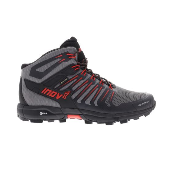 Pánské outdoorové boty Inov-8 Roclite 345 GTX M (M) Šedá/černá/červená