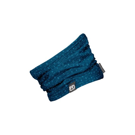 Nákrčník Ortovox Fleece Light Grid Neckwarmer Petrol blue unisex